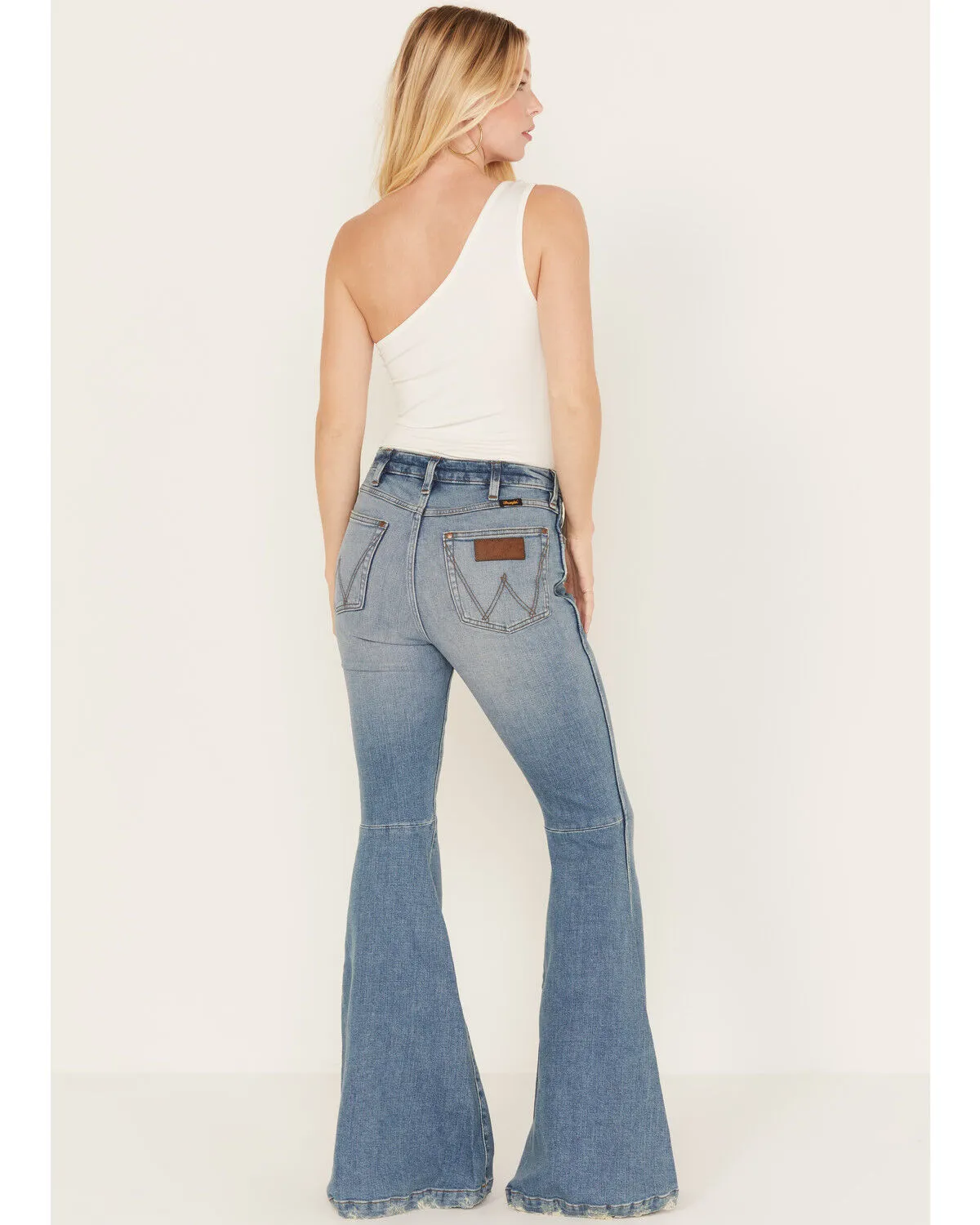 Product Name:  Wrangler Retro Women's Medium Wash High Rise Helen Flare Jeans