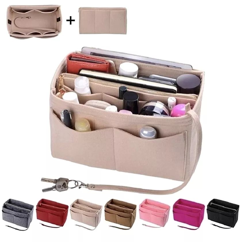 Purse Organizer Insert, Felt Bag organizer