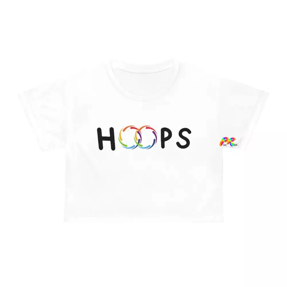 Rainbow Hoops Crop T-Shirt