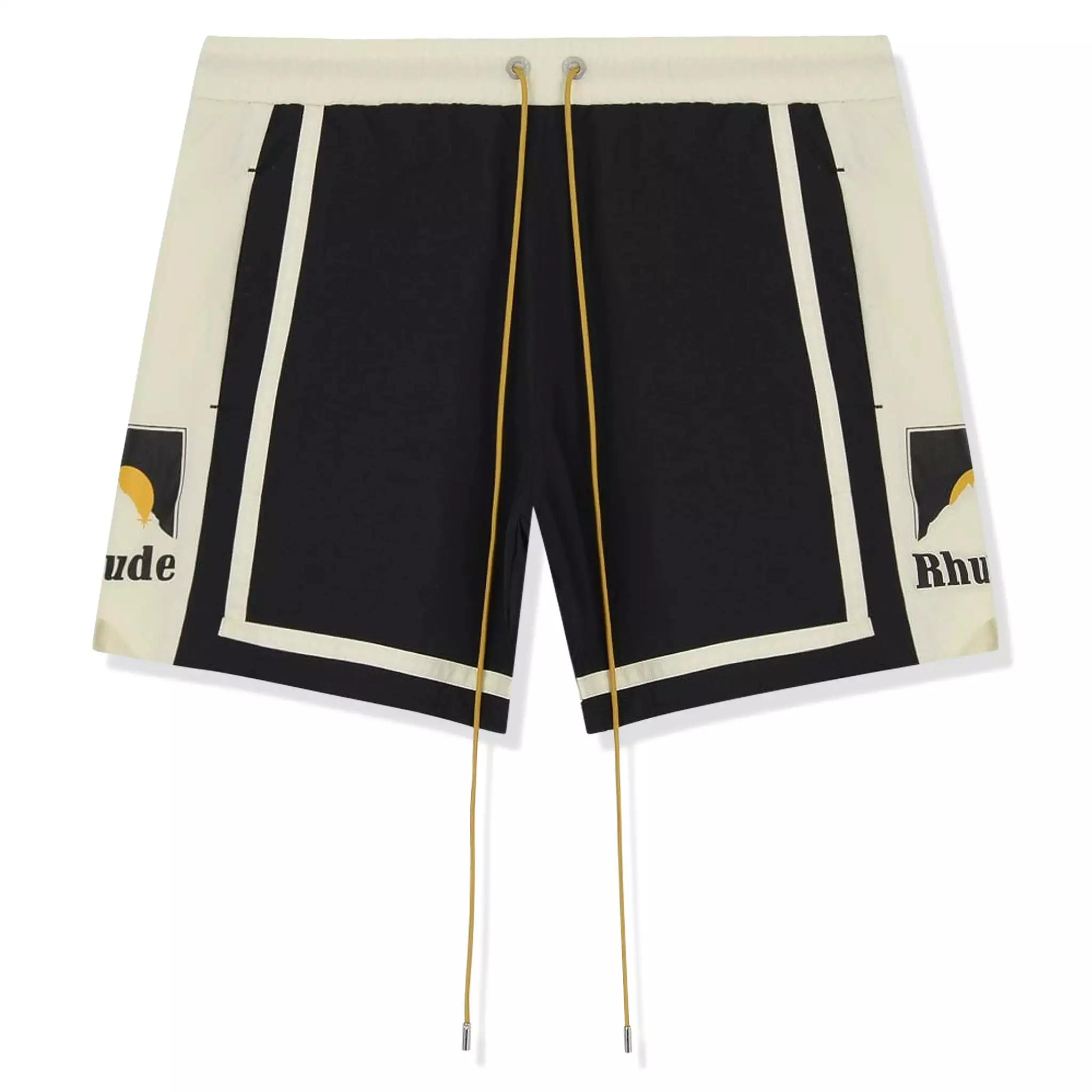 Rhude Moonlight Shorts Black Off White