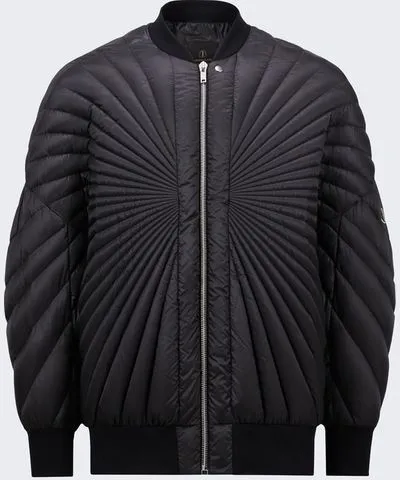 Rick Owens X Moncler Woven Radiance Peter Jacket Black