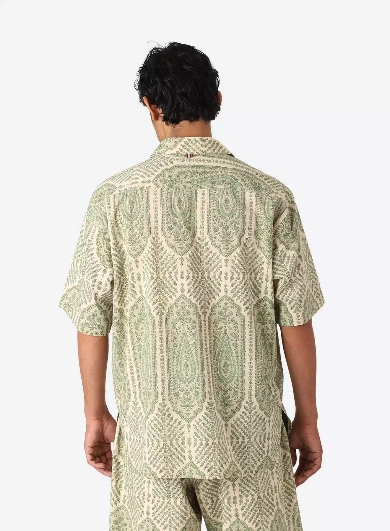 Ronen Green Print S/S Shirt