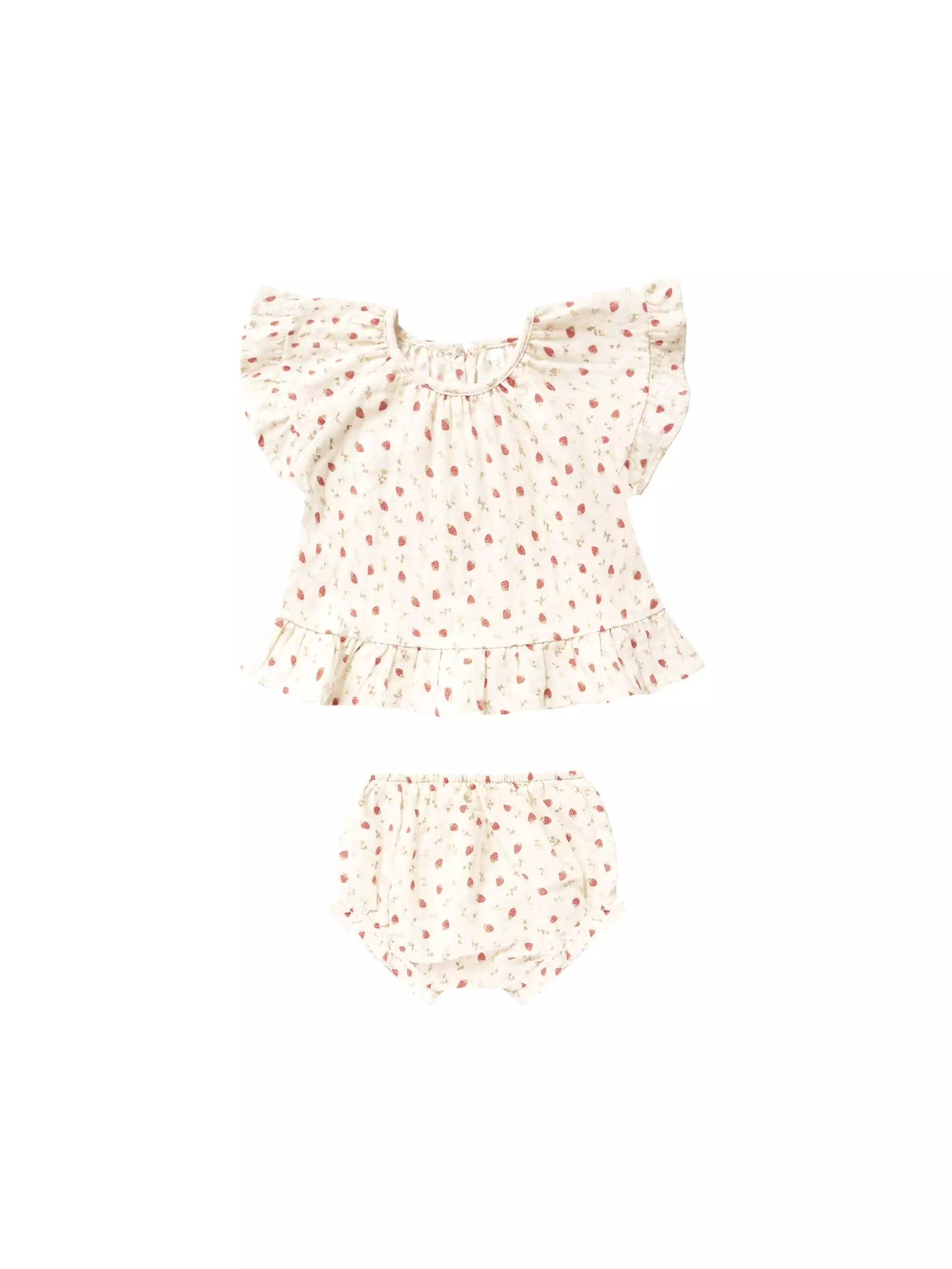 Rylee & Cru - Strawberry Fields Butterfly Top + Bloomer Set