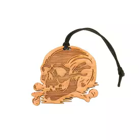 SEAMUS X DENTON WATTS SKULL & CROSSBONES BAG TAG