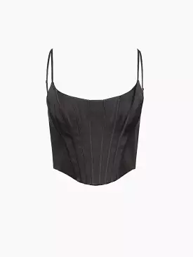 Silk Corset Top