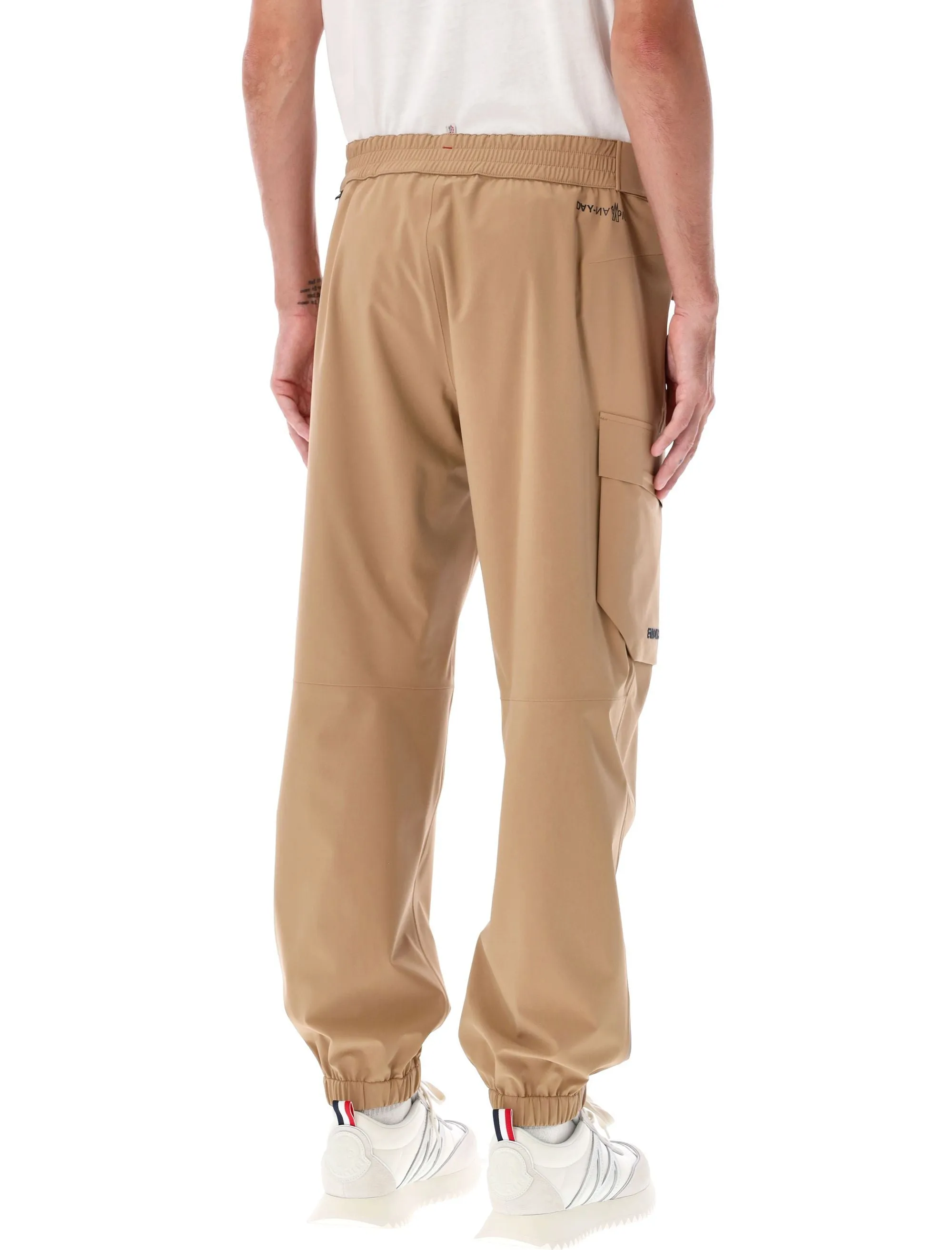 TAN CARGO JOGGER PANTS