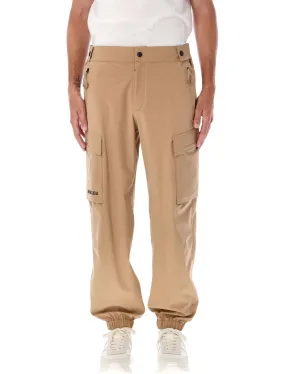 TAN CARGO JOGGER PANTS