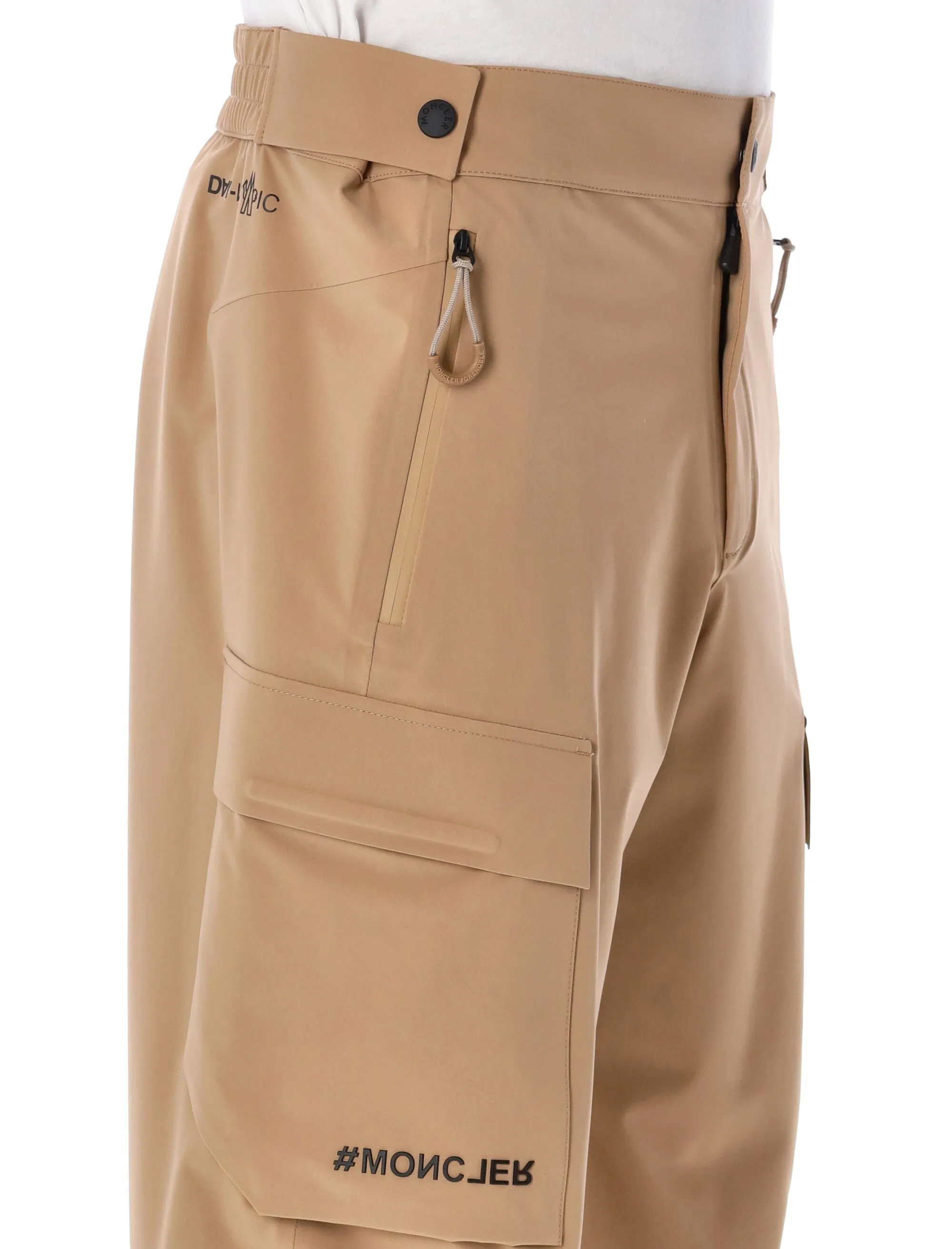 TAN CARGO JOGGER PANTS