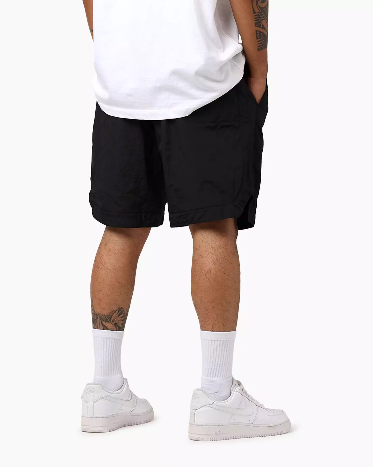 The Anti Order Eres Nylon Shorts Black/Grey