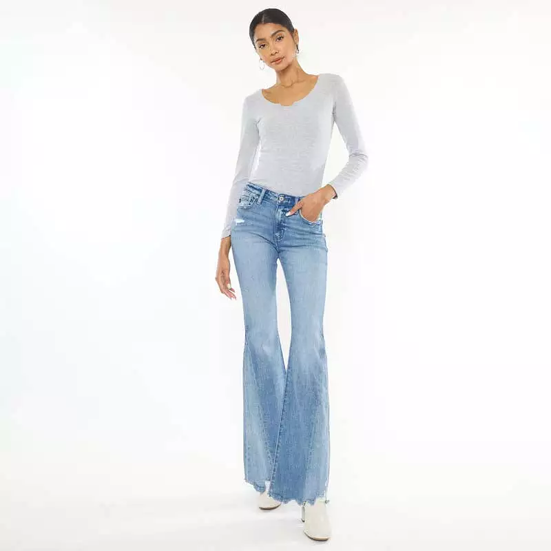 The Rosecrans Mid Rise Flare Jeans