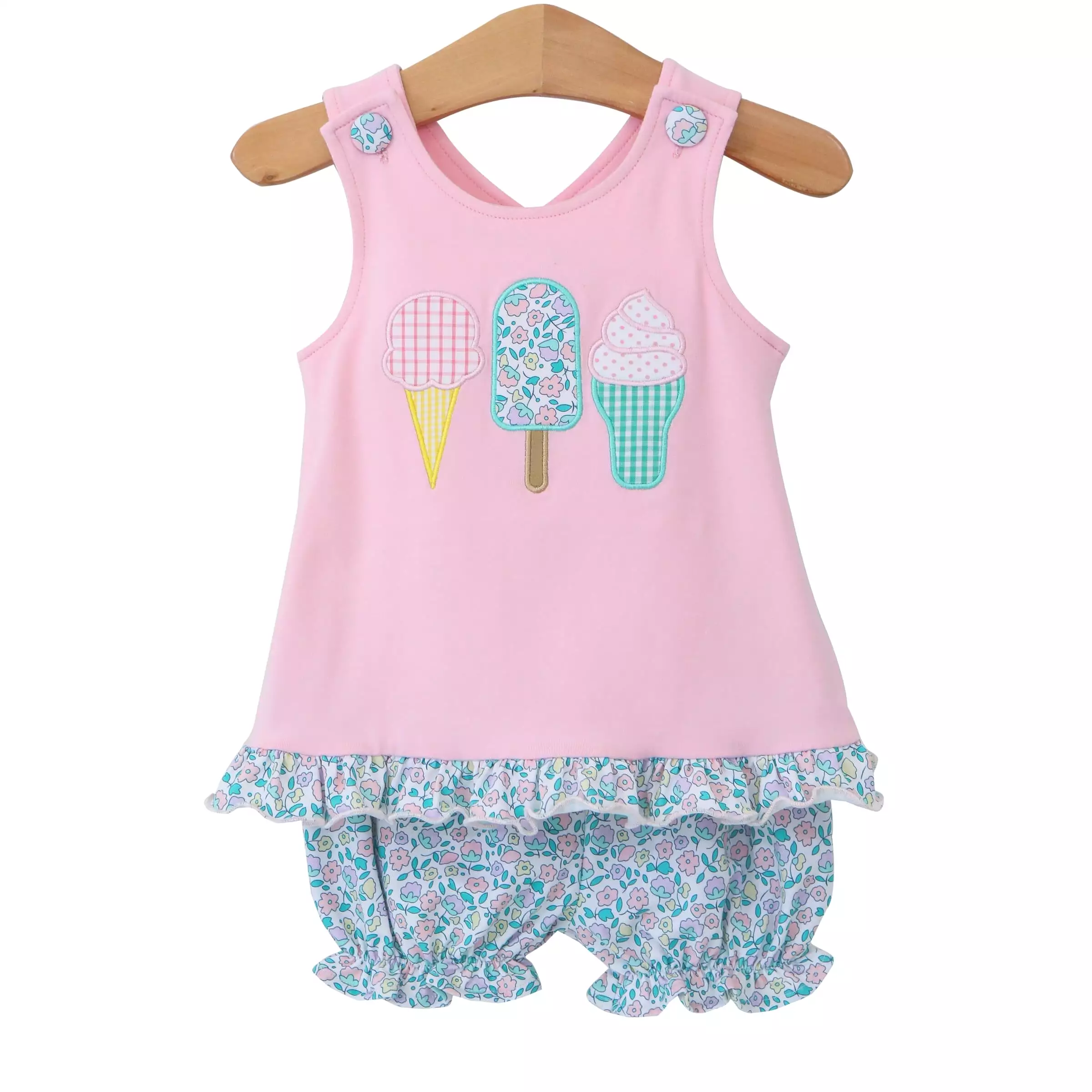 Trotter Street Kids - Ice Cream Social Bloomer Set