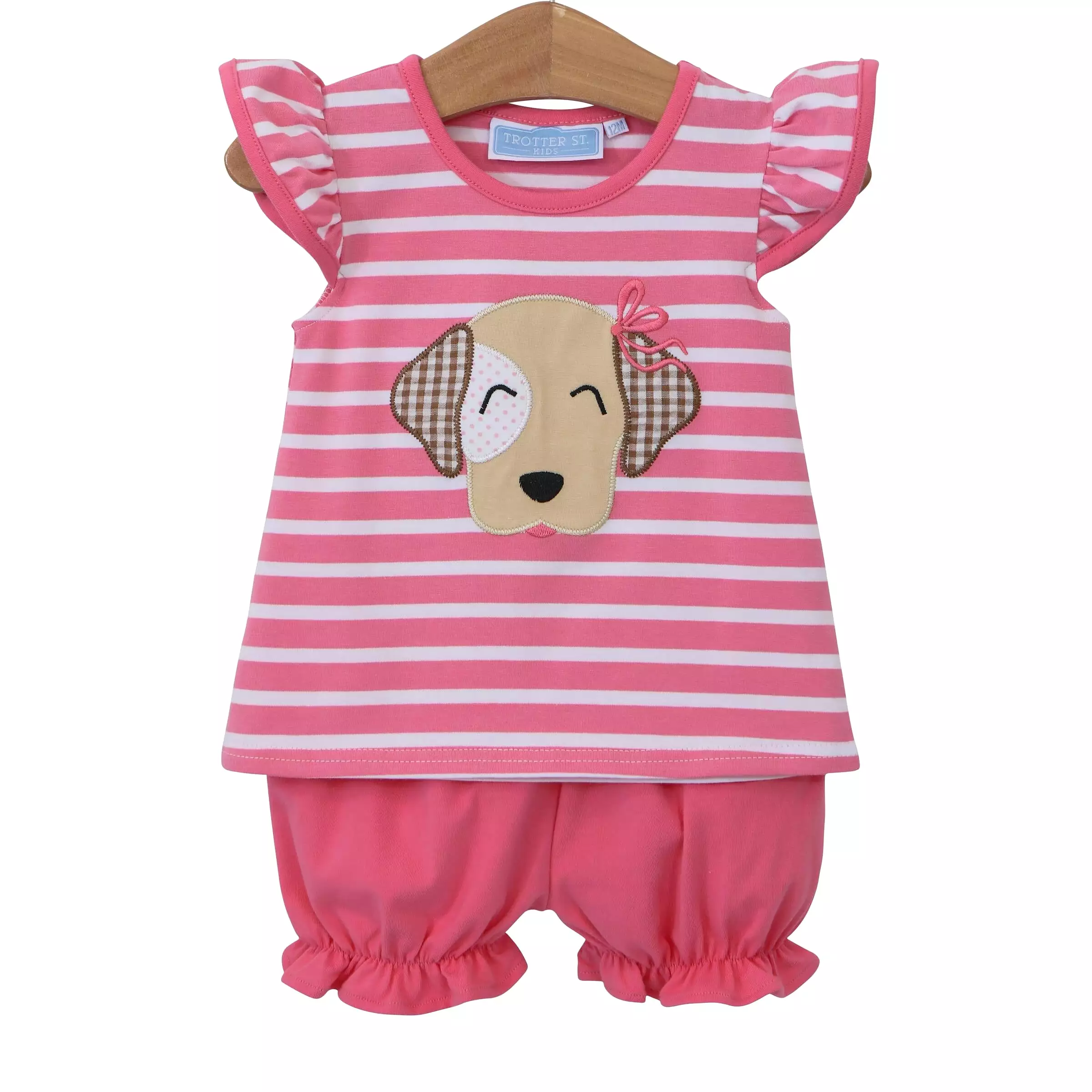 Trotter Street Kids - Puppy Flutter Bloomer Set