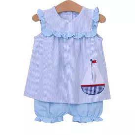 Trotter Street Kids - Sailboat Bloomer Set