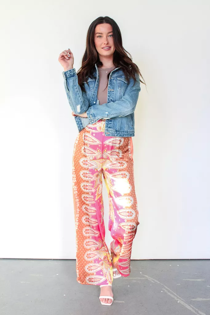 Warmer Days Ahead Wide Leg Pant