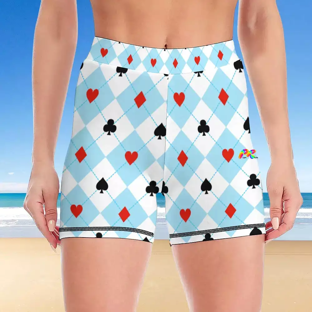 Wonderland Yoga Shorts Set