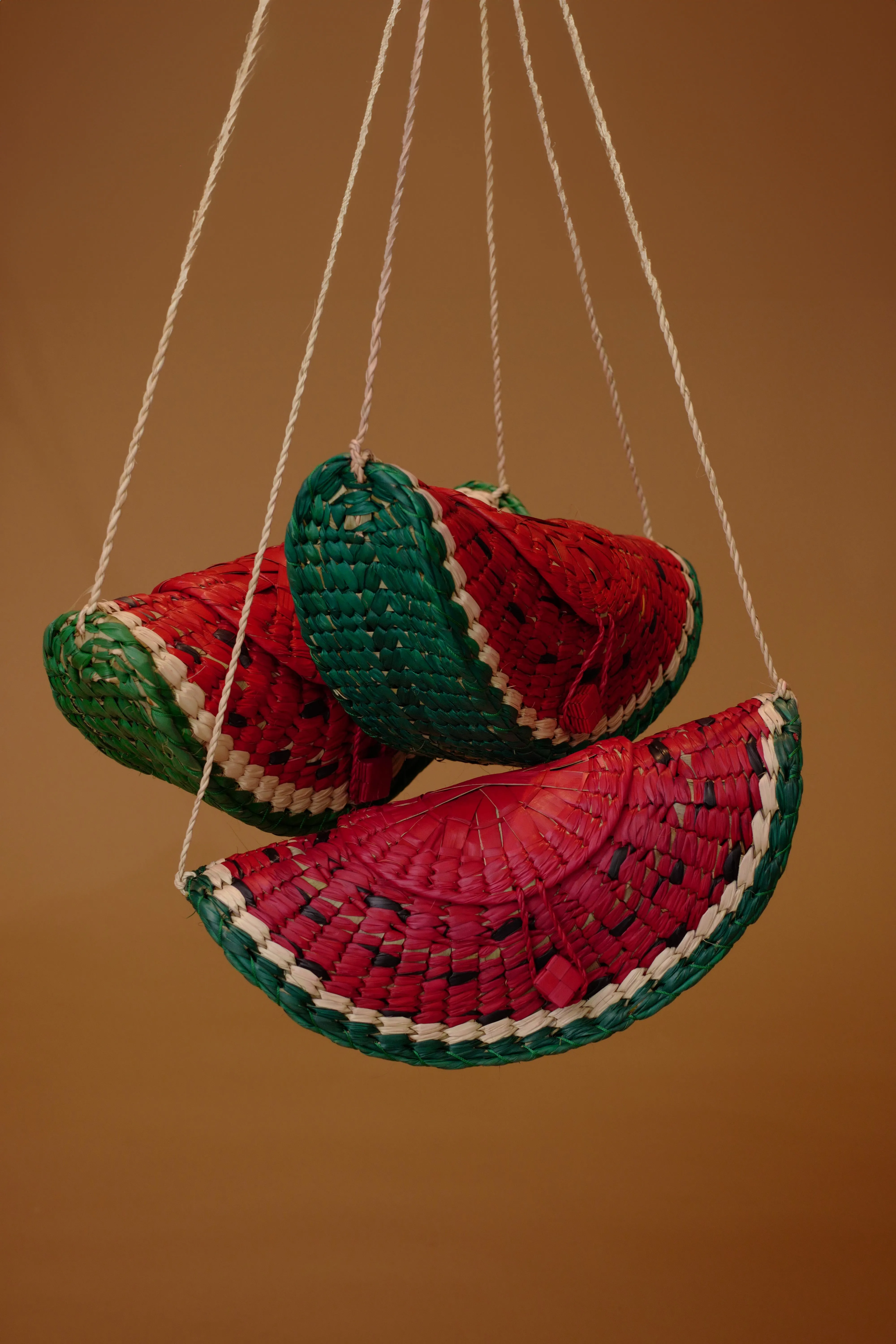 WOVEN WATERMELON BAG