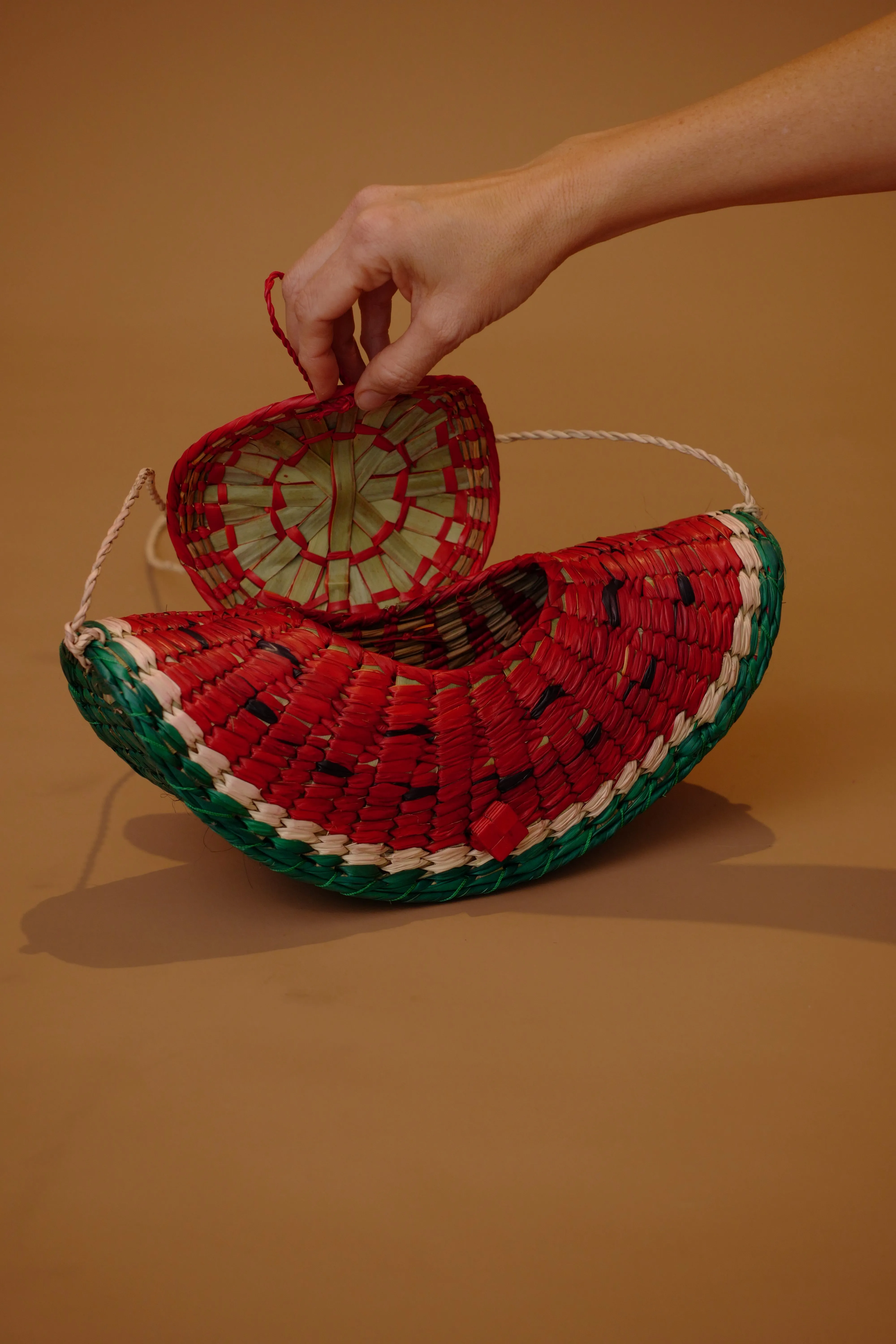 WOVEN WATERMELON BAG