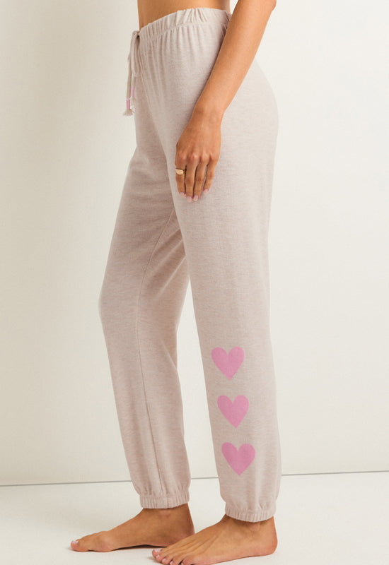 Z Supply - Heart to Heart Jogger Heather Linen