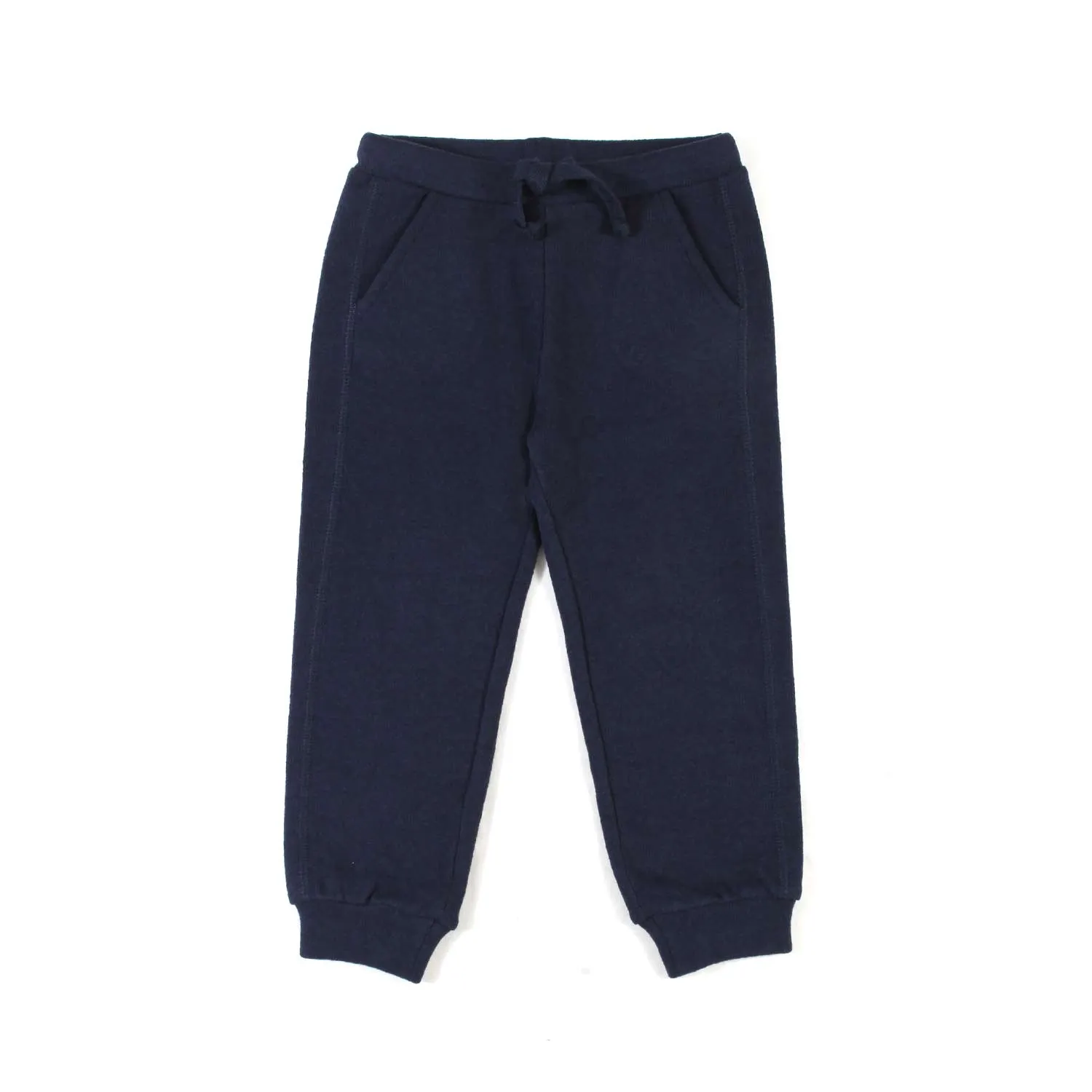 Zhoe & Tobiah Dark Blue Jogger Pants For Boy And Girl